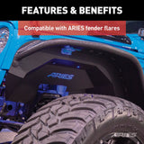 Aries Jeep Inner Fender Liners (MPN: 1500350)