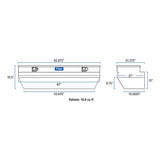 UWS Aluminum Tool Box Chest (MPN: TBC-62-WN)