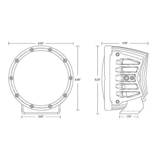 Rigid 360 Series LED Fog Light (MPN: C36412)