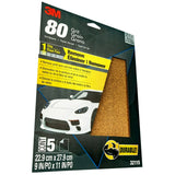 3M Sandpaper P80 Grit 9x11 Inch (MPN: 32115)