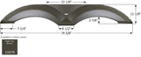 Icon Fender Skirt for Tandem Axle RVs (MPN: 15078)