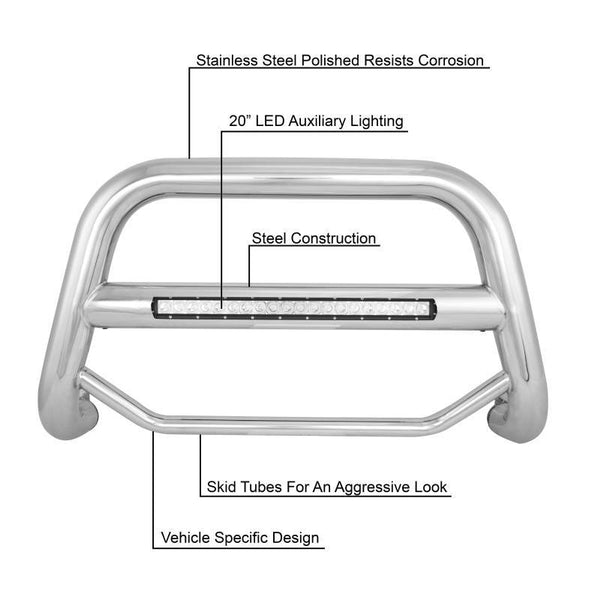 Black Horse Off Road Bull Bar (MPN: MAB-FOEXS)