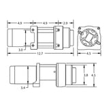 Superwinch Terra Vehicle Mounted Winch (MPN: 1135260)