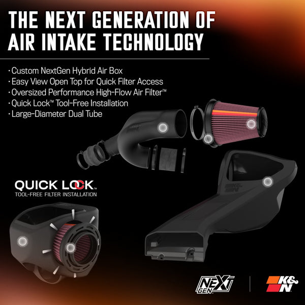 K&N Cold Air Intake System (MPN: 50-2609)