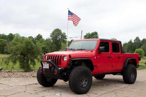 Fishbone Offroad Front Stubby Winch Bumper (MPN: FB22178)