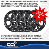 Coast To Coast Impostor Wheel Skin 17 Inch (MPN: IMP517BLK)
