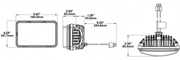 J.W. Speaker 8800 Evolution 2 Headlight Assembly (MPN: 0551391)