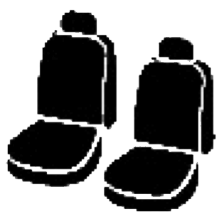 Fia Wrangler Saddle Blanket Seat Covers (MPN: TR49-48 GRAY)