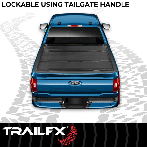 TrailFX Premium Flush Tri-Fold Tonneau Cover (MPN: TFX3704)