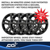 Coast To Coast Impostor Wheel Skin 18 Inch (MPN: IWCIMP377BLKN)