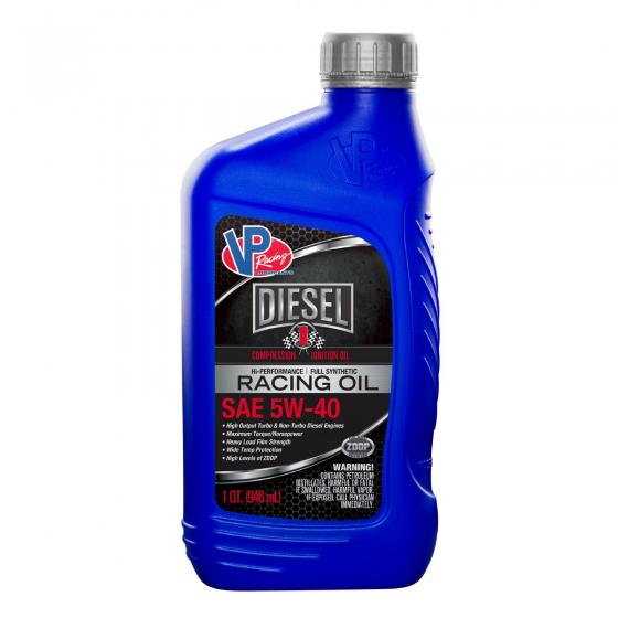 VP Racing 5W40 Synthetic Diesel Oil (MPN: 2695)