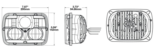J.W. Speaker 8900 Evolution 2 Headlight Assembly (MPN: 0554491)
