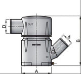 Vetus Water Lock Plastic Muffler (MPN: MGP5455)