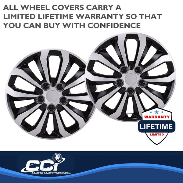 Coast To Coast 14 Inch Wheel Cover Set (MPN: 106114SB)