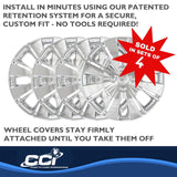 15 Inch Chrome Plated Wheel Cover Set (MPN: IWC50915C)
