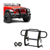 Black Horse Grille Guard Kit (MPN: 17JPJLMA-PLFB)