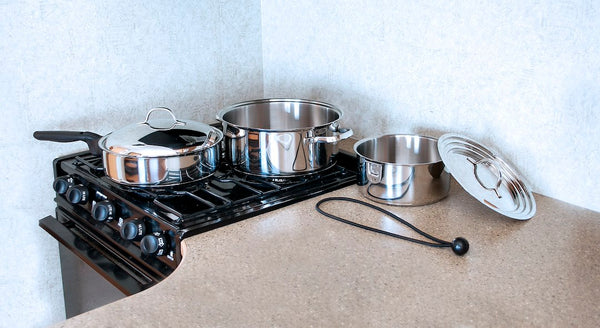Camco Stainless Steel Nesting Cookware Set (MPN: 43920)
