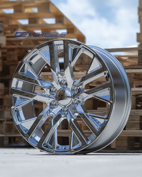 OE Wheels CV38 Chrome Plated Wheel (MPN: CV38-22090-6550-28C)