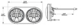 J.W. Speaker 8692 Series LED Headlight Assembly (MPN: 0553961)