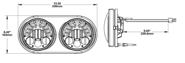 J.W. Speaker 8692 Series LED Headlight Assembly (MPN: 0553961)