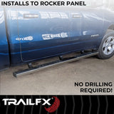 TrailFX Nerf Bar With Step Pads (MPN: A4004S)