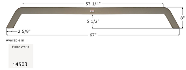 Icon Fender Skirt for Tandem Axle (MPN: 14503)