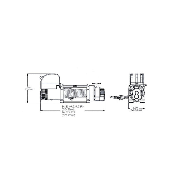 Superwinch Tiger Shark Vehicle Recovery Winch (MPN: 1595200)