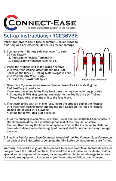 Connect-Ease Trolling Motor Wiring Kit (MPN: RCE36VBK)