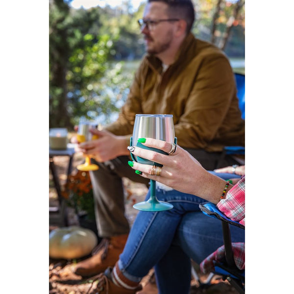 Camco Life Is Better At The Campsite Wine Tumblers (MPN: 53465)