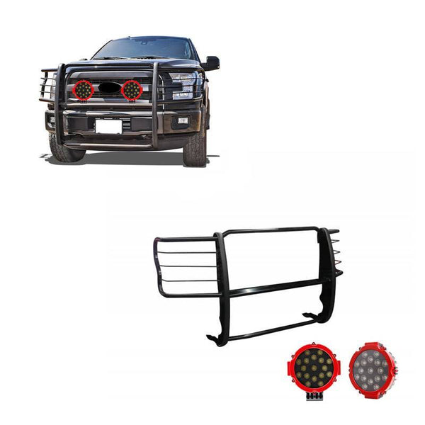 Black Horse Grille Guard Kit (MPN: 17FB28MA-PLR)