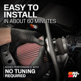 K&N Cold Air Intake System (MPN: 77-9043KP)