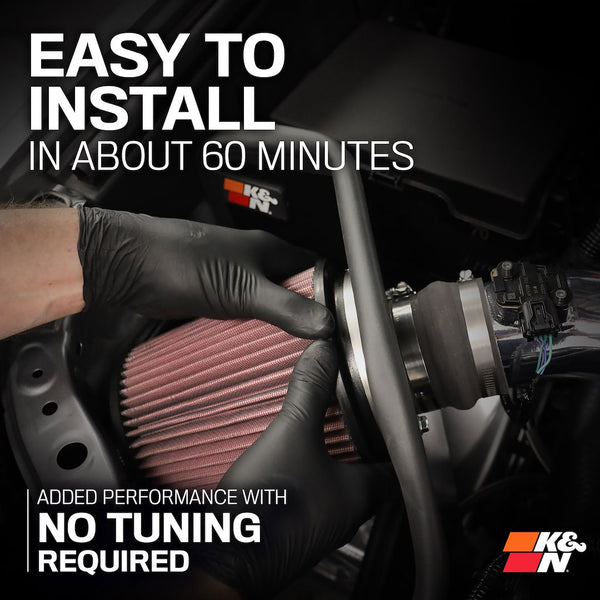 K&N Cold Air Intake System (MPN: 77-9043KP)