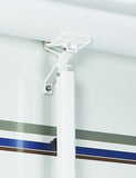 Awning rafter arm with ground support (MPN: 902865WHT)