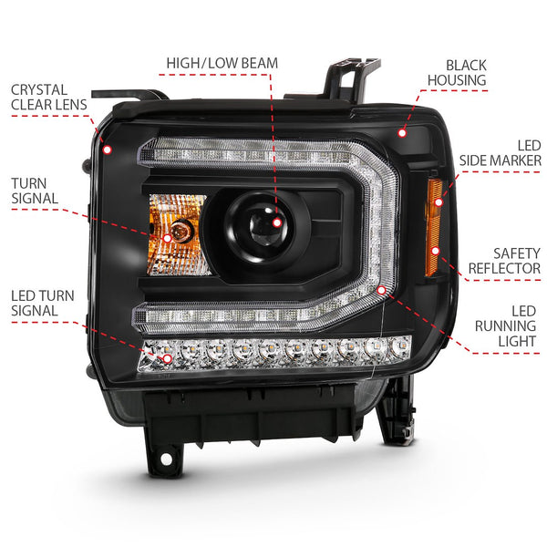 AnzoUSA Headlight Assembly (MPN: 111485)