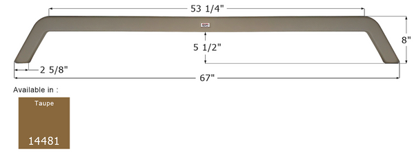 Icon Fender Skirt for Tandem Axle (MPN: 14481)