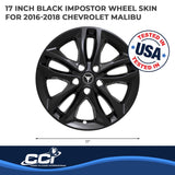 Coast To Coast Impostor Wheel Skin 17 Inch (MPN: IWCIMP406BLK)