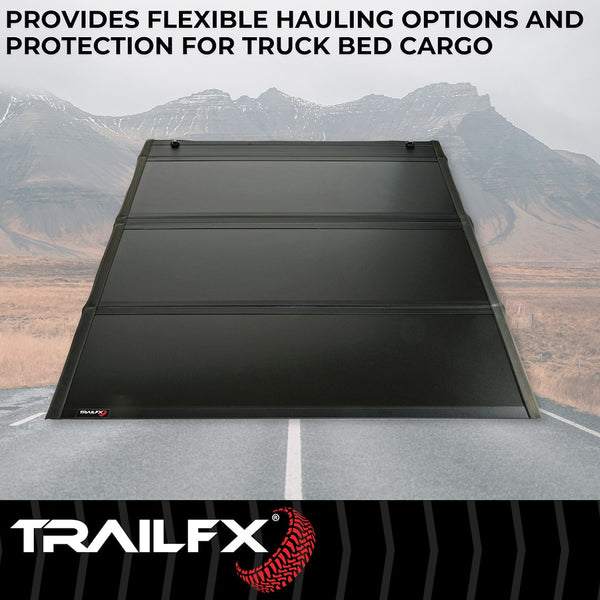 TrailFX Premium Flush Tri-Fold Tonneau Cover (MPN: TFX5707)