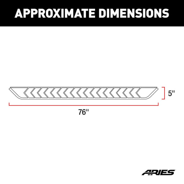Aries AeroTread Running Board Component (MPN: 2051976)