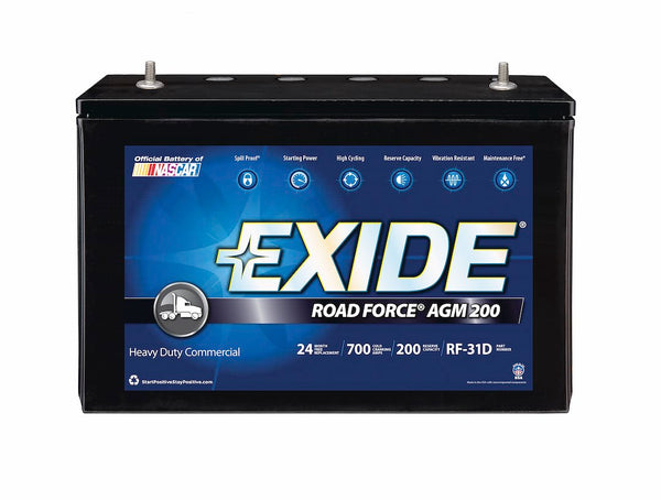 Exide Road Force AGM Battery (MPN: RF-31D)
