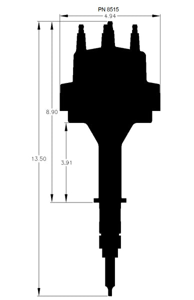 MSD Ignition Pro-Billet Distributor (MPN: 8515)