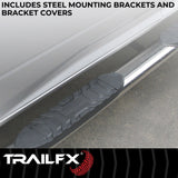 TrailFX 4 Inch Oval Tube Side Steps (MPN: A1009S)