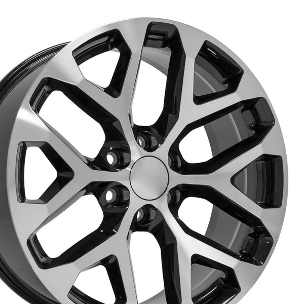 OE Wheels CV98B 22 Inch Aluminum Wheel (MPN: CV98B-22090-6550-24MB)