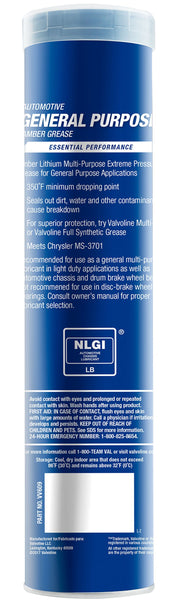 Valvoline Multi Purpose Grease (MPN: VV609)