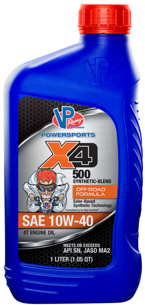 VP Racing Synthetic Blend Motorcycle Engine Oil (MPN: VP7194003)