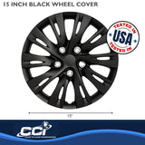 Coast To Coast 15 Inch Wheel Cover Set (MPN: IWC103715BLK)