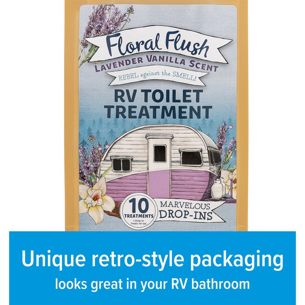 Waste holding tank treatment with floral flush (MPN: 41490)