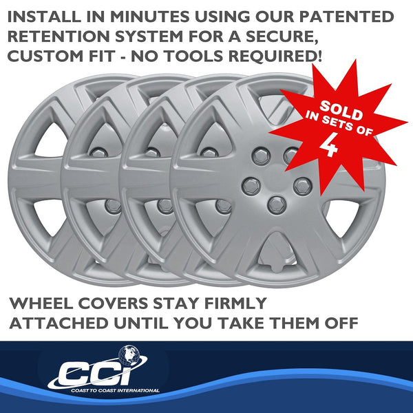 Coast To Coast 15 Inch Wheel Cover Set (MPN: IWC42215S)
