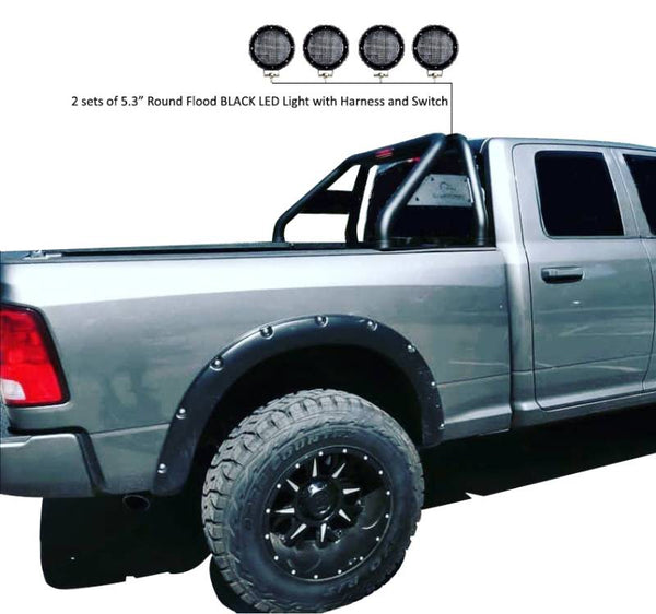 Black Horse Offroad Truck Bed Bar (MPN: RB001BK-PLFB)