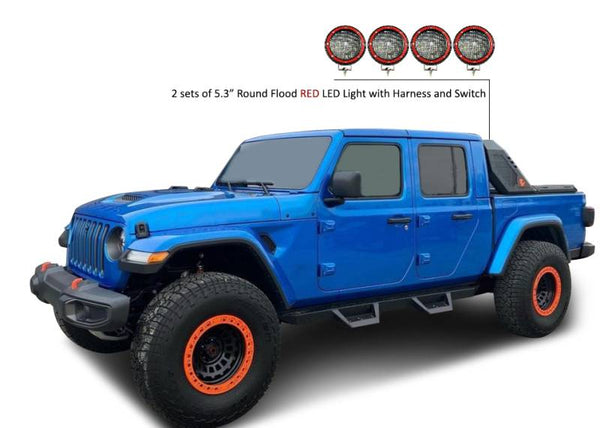 Black Horse Off Road Vigor Truck Bed Bar (MPN: VIRB09B-PLFR)