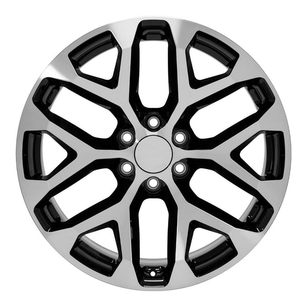 OE Wheels CV98B 22 Inch Aluminum Wheel (MPN: CV98B-22090-6550-24MB)